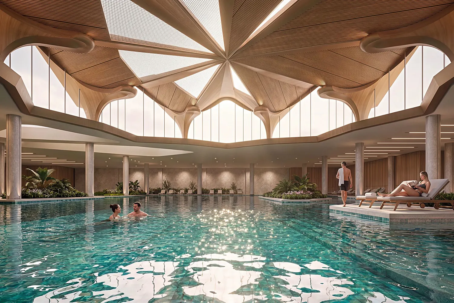 Bể bơi bốn mùa 4.000 m²