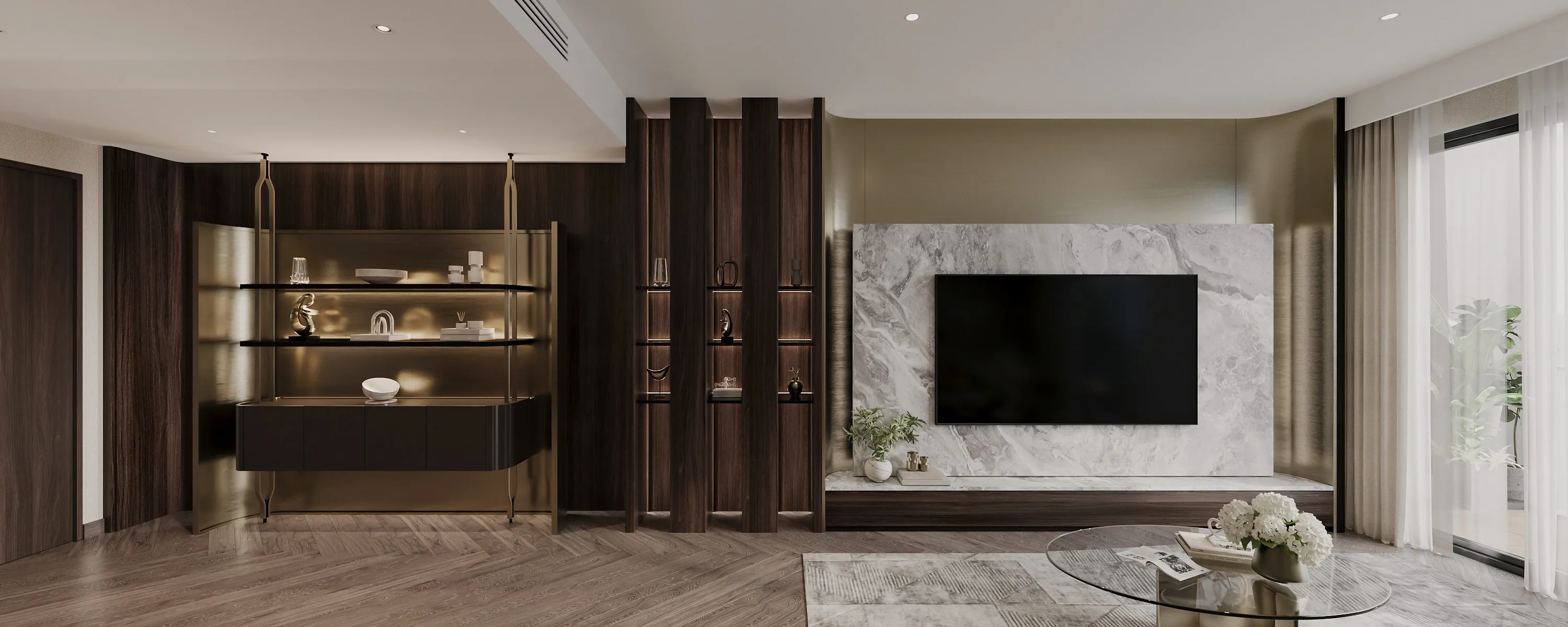 Phối cảnh không gian Duplex và Penthouse Hanoi Seasons Garden